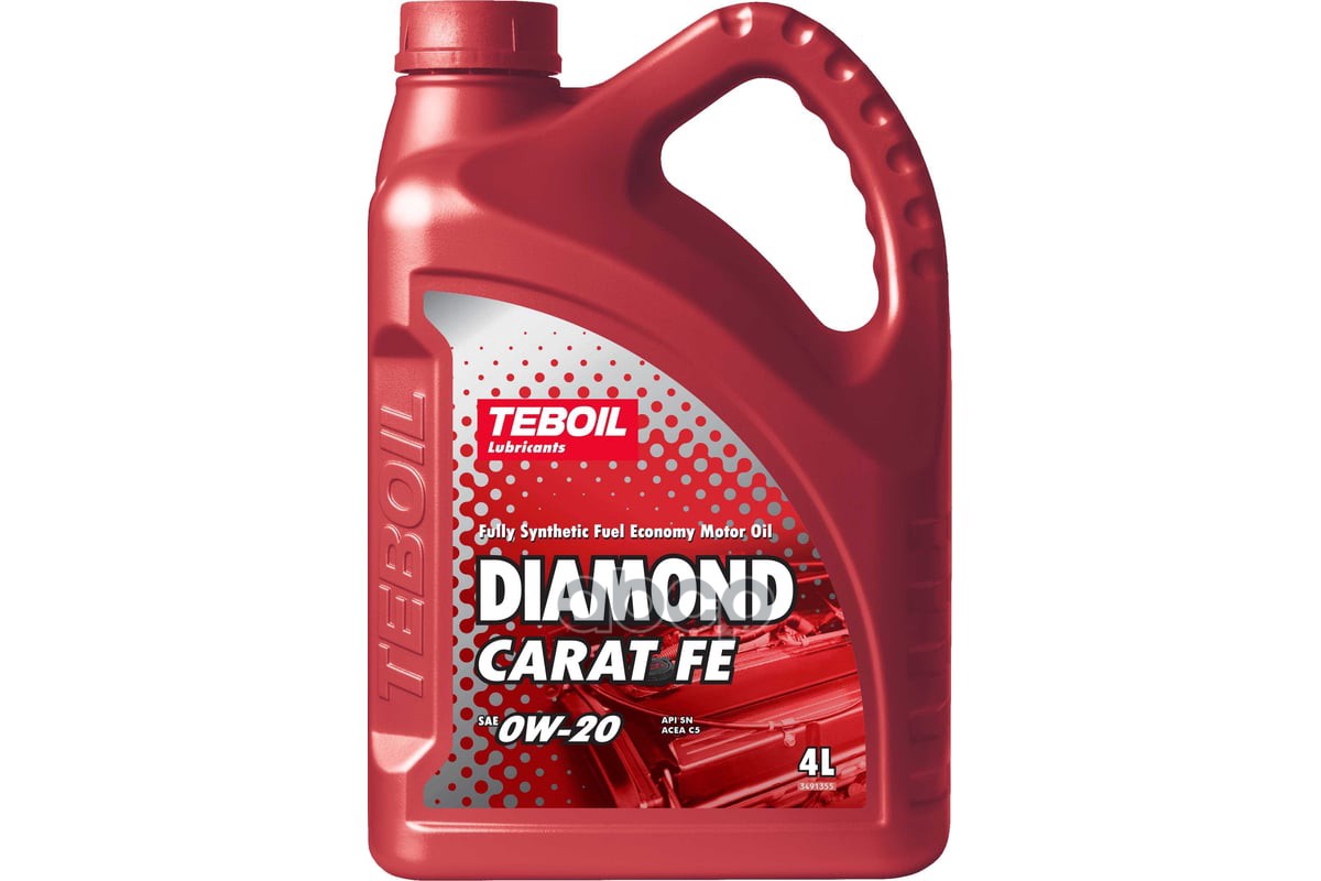 Teboil Масло моторное TEBOIL Diamond Carat FE 0W-20 синтетическое 4 л 3546317