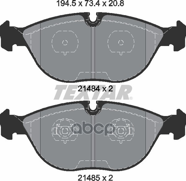 Колодки Тормозные Дисковые Передн Audi: A4 Avant 00-01, Tt 03-, Tt Roadster 03-,  Bmw: 7 94-01, Z8 00-03,  Chrysler: Crossfir...