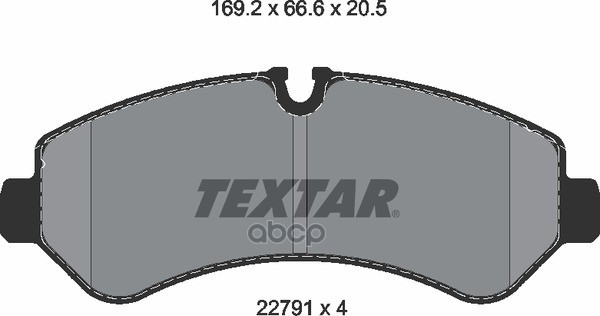 К-Т Дисков. Тормоз. Колодок Textar арт. 2279101