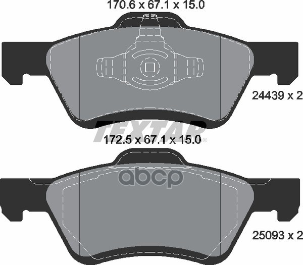Колодки Тормозные Дисковые Ford: Maverick 2.0 16V/2.3 16V/3.0 V6 24V 01-  Ford Australia: Escape 2.3/3.0 4Wd 01-  Ford Usa: E...