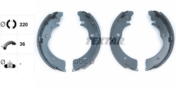 Колодки Тормозные Барабанные Задн Honda: Accord Iv 90-93, Cr-V I 95-02,  Suzuki: Carry Фургон 99-, Jimny 98- Textar арт. 9104...