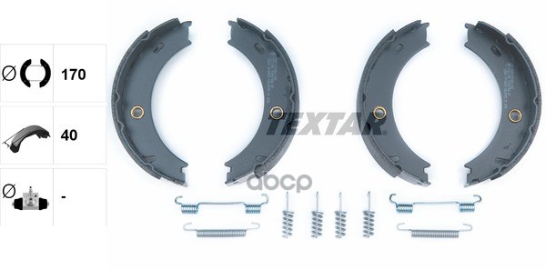 Колодки барабанные TEXTAR 91057900 Textar арт. 91057900