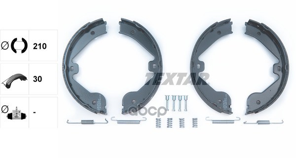 Колодки тормозные барабанные TEXTAR 91062400 Textar арт. 91062400