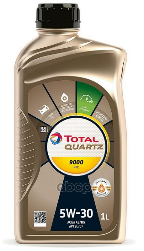 TotalEnergies Масло моторное TOTAL Quartz 9000 FUTURE NFC 5W-30 1л 10980301