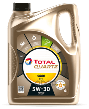 TotalEnergies Масло моторное синтетическое TOTAL Quartz 9000 FUTURE NFC 5W-30 4л (10230501) 183450