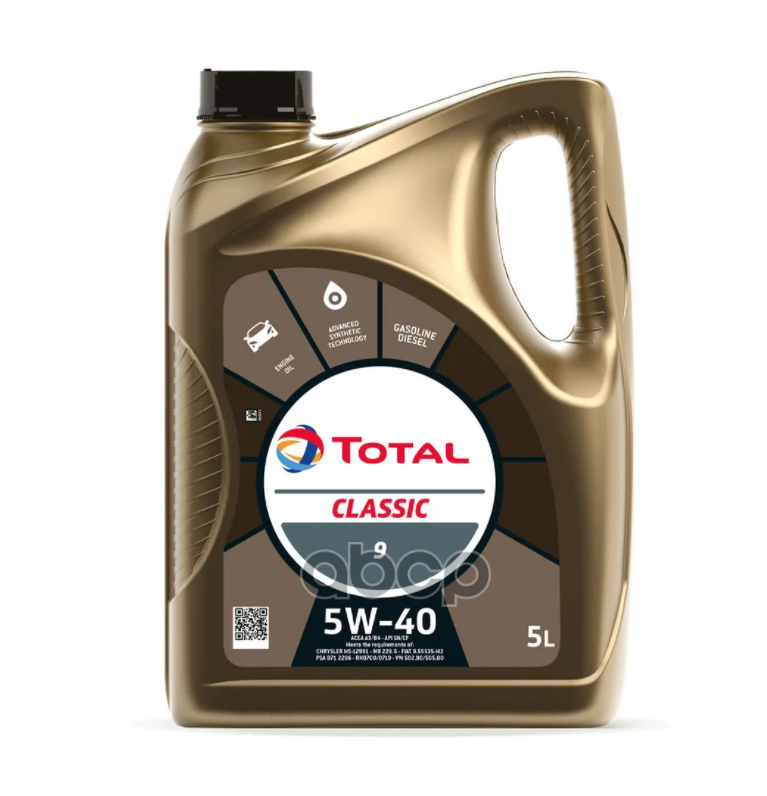 TotalEnergies Масло Моторное Total Classic 9 5W-40 5Л (156721) 213696