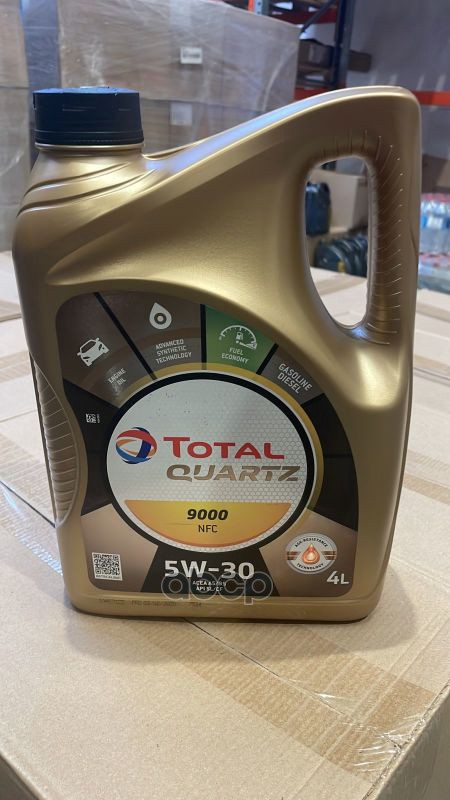 TotalEnergies Масло моторное синтетическое TOTAL QUARTZ 9000 FUTURE NFC 5W-30 4л 213836