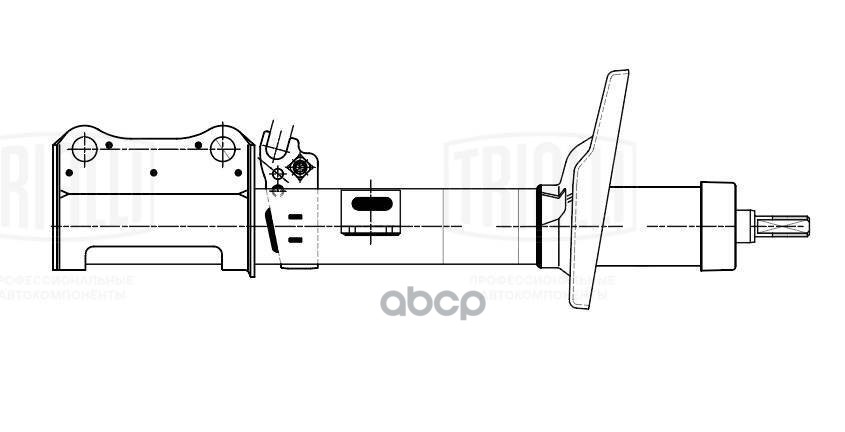 Амортизатор Toyota Carina E (92-) задн. лев. станд. подвеска (AG 19211) Trialli арт. AG19211