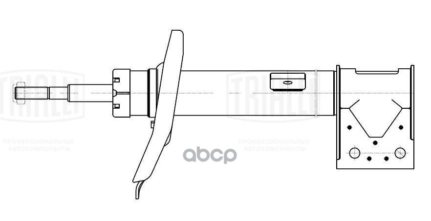 Амортизатор для а/м Citroen C4 (09-) (стойка) пер. лев. (AG 20164) Trialli арт. ag-20164