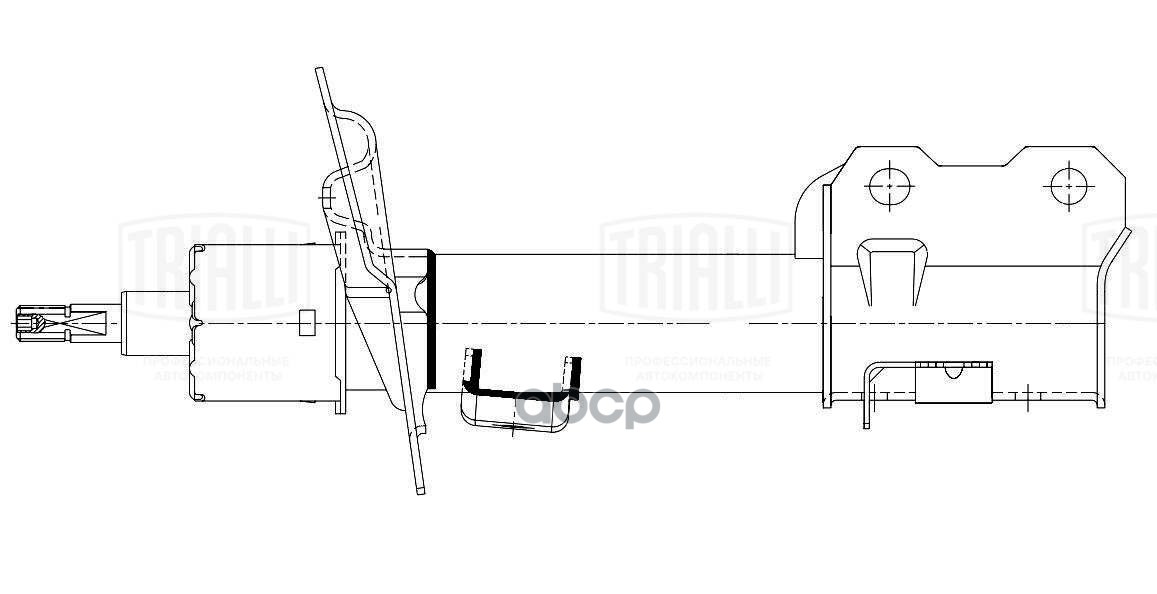 Амортизатор Exeed TXL (19-) (стойка) пер. лев. (AG 30106) Trialli арт. AG30106