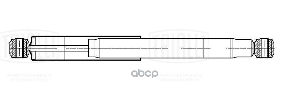 Амортизатор Mercedes NG (73-)/MK (87-) (490/806 16x50 16x50 O/O) пер. (AH 15007) Trialli арт. AH15007