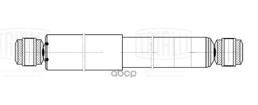 Амортизатор Mercedes Actros (96-)/(03-)/Axor (04-) (462/770 16x50 16x50 O/O) пер. (AH 15013) Trialli арт. AH15013