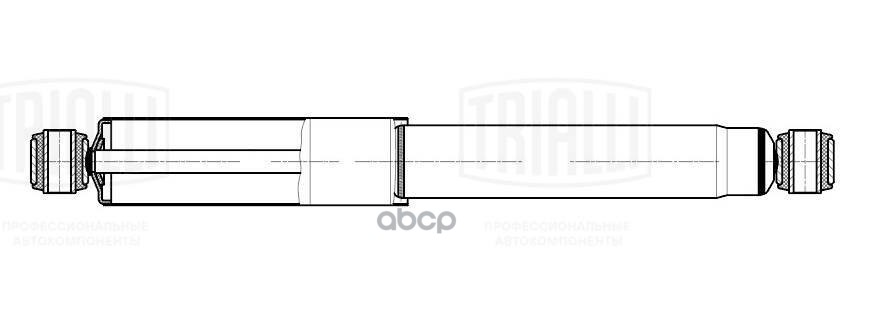 Амортизатор IVECO EuroTech (92-)/EuroStar (93-) (409/650 20x55 20x55 O/O) задн. (AH 16520) Trialli арт. AH16520