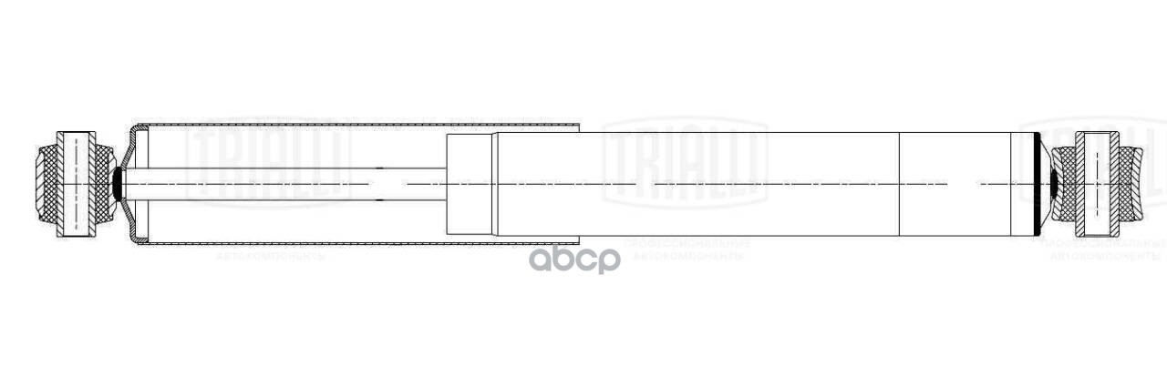 Амортизатор Volvo FH12 (93-)/FM (05-) (444/715 16х66 16х66 О/О) пер. (AH 53005) Trialli арт. AH53005