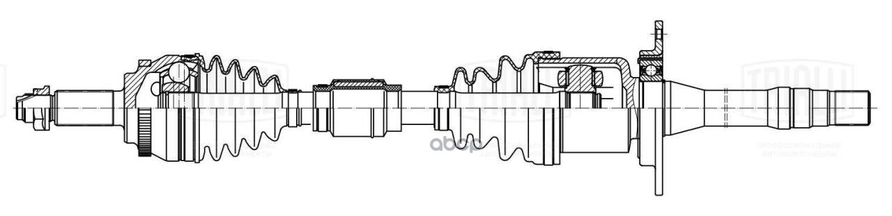 Привод для а/м Geely Coolray (19-) 1.5T (перед. прав.) (AR 1218) Trialli арт. AR1218