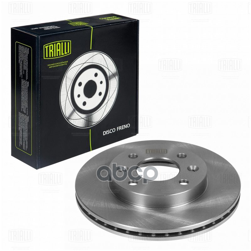 Диск торм. Renault Clio (90-)/Kangoo (97-) перед. d=238 (DF 095104) Trialli арт. DF095104