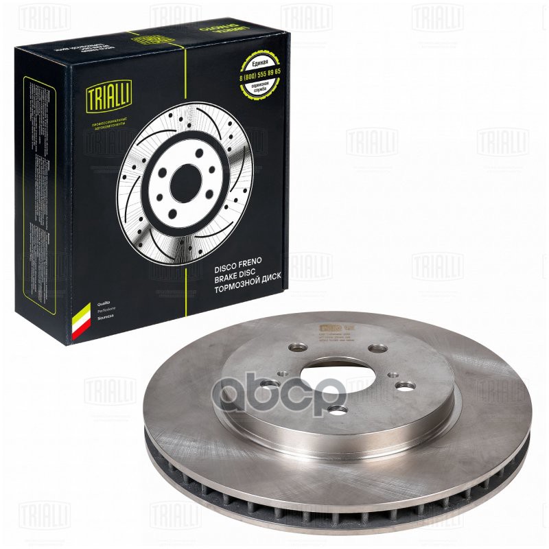 Диск торм. Lexus RX (03-)/Toyota Harrier (03-) перед. d=319 (окраш.) (DF 198008) Trialli арт. DF198008