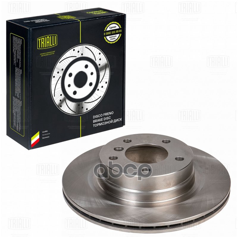 Диск торм. BMW 3 (E90) (05-)/1 (E81) (04-) зад. d=300 (окраш.) (DF 261005) Trialli арт. DF261005