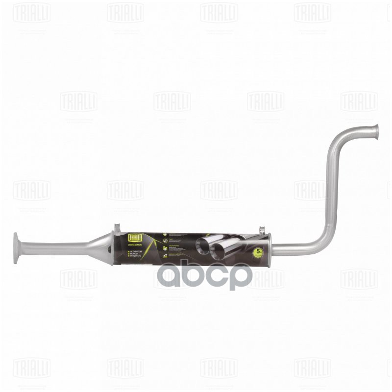 Глушитель Для А/М Лада 21102 Доп. (Резонатор) Под Кат. Ус. Фланец (Алюм. Сталь) (Eam 0113S) Trialli арт. EAM0113S