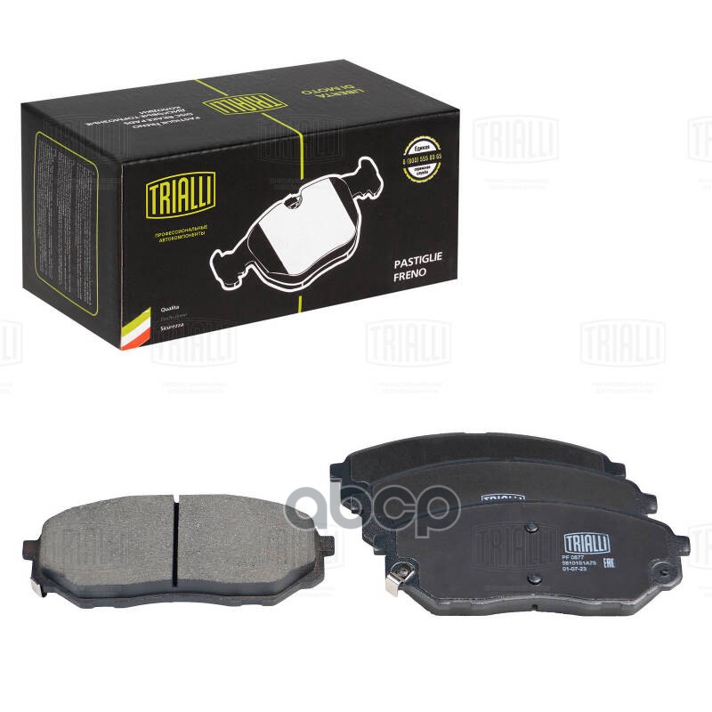 Колодки торм. Hyundai Santa Fe (18-)/Kia Sorento (15-) диск. перед. R17 (PF 0877) Trialli арт. PF0877