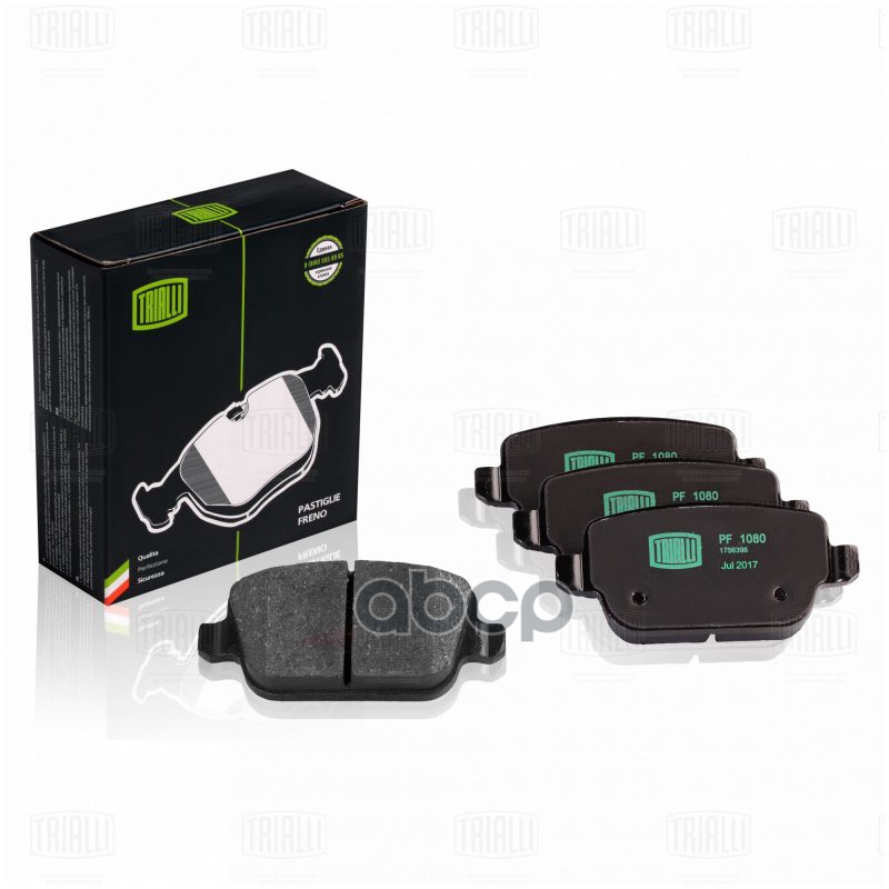 Колодки торм. для а/м Ford Mondeo IV (07-) диск. зад. (PF 1080) Trialli арт. pf-1080