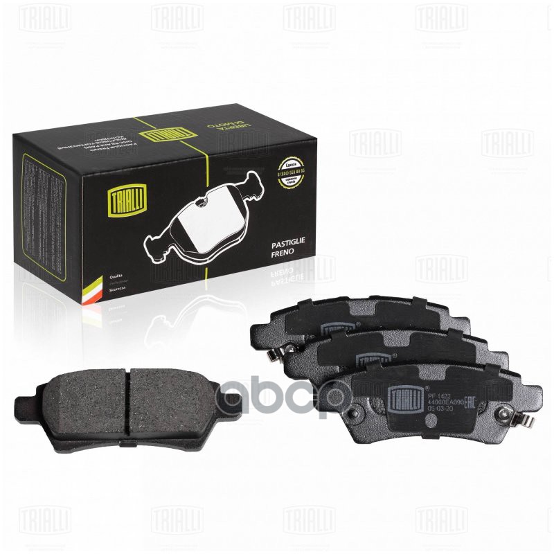 Колодки торм. Nissan Pathfinder (05-) диск. зад. (PF 1422) Trialli арт. PF1422