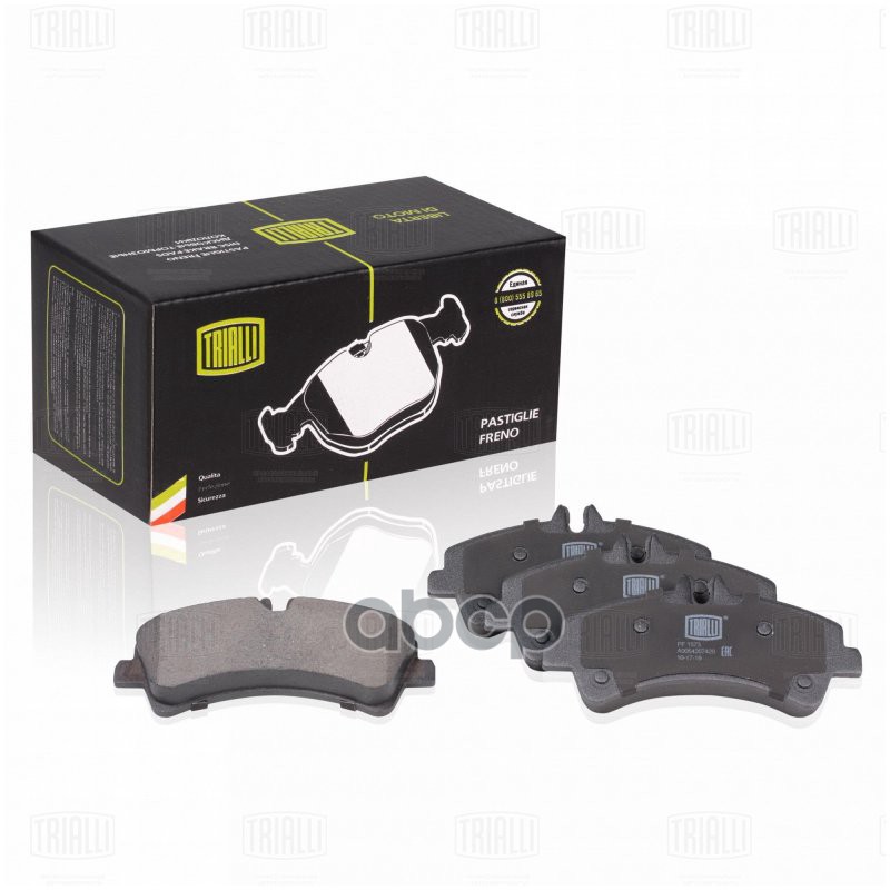 Колодки торм. Mercedes Sprinter (06-) (906) 4.6-5t диск. зад. (PF 1573) Trialli арт. PF1573