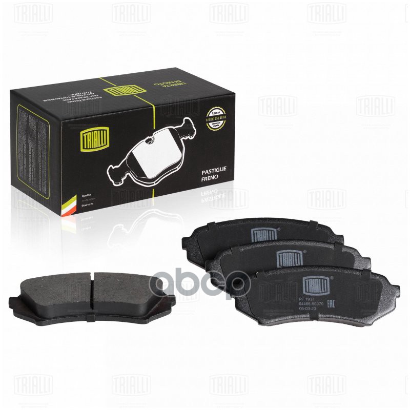 Колодки торм. Toyota Land Cruiser 100 (98-) диск. зад. (PF 1937) Trialli арт. PF1937