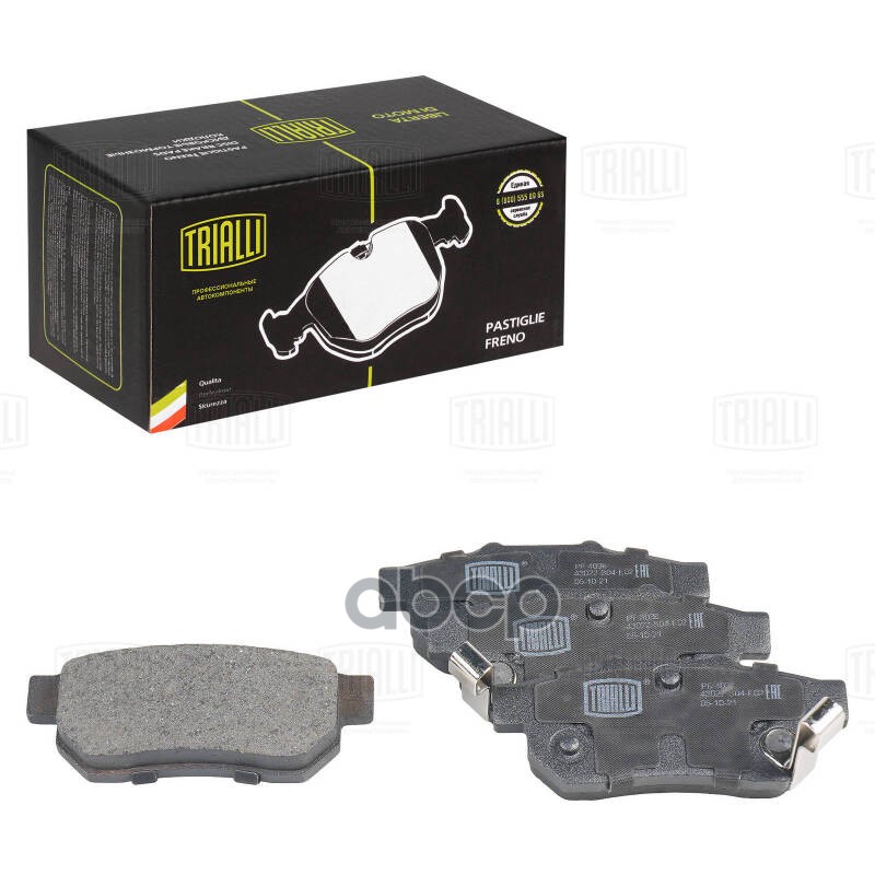 Колодки торм. Honda Jazz (01-)/Civic VI (95-) диск. зад. (PF 4036) Trialli арт. PF4036