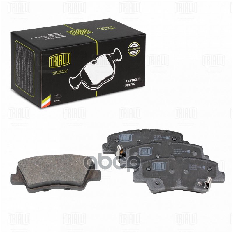 Колодки торм. Kia Optima (11-)/(15-)/Kia Ceed (12-) EPB диск. зад. (PF 4040) Trialli арт. PF4040