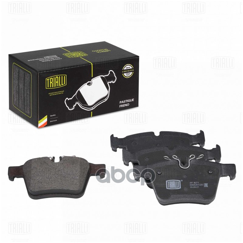 Колодки торм. Mercedes C (W205) (14-) диск. зад. (PF 4071) Trialli арт. PF4071