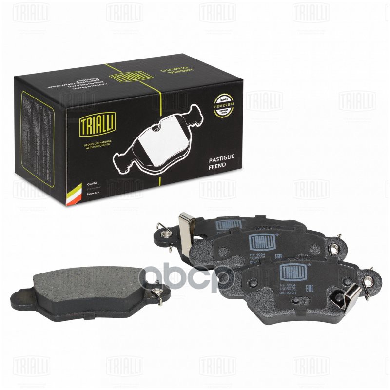 Колодки торм. для а/м Opel Astra G (98-)/Zafira A (99-) диск. зад. т/с Bosch (PF 4084) Trialli арт. pf-4084