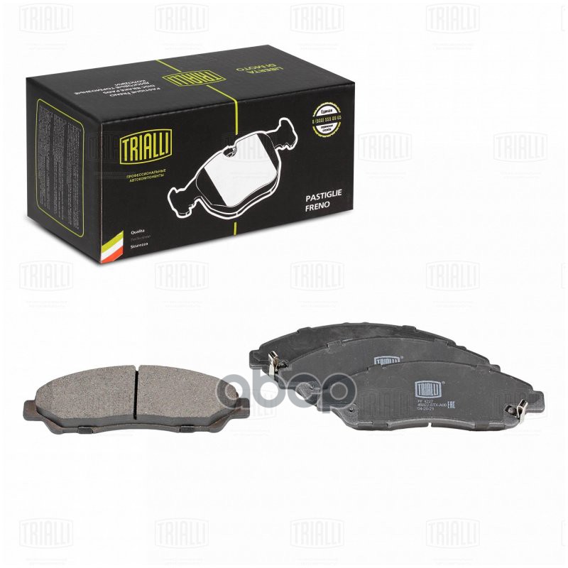 Колодки торм. для а/м Honda Pilot (08-)/Acura MDX (14-) диск. перед. (PF 4227) Trialli арт. pf-4227