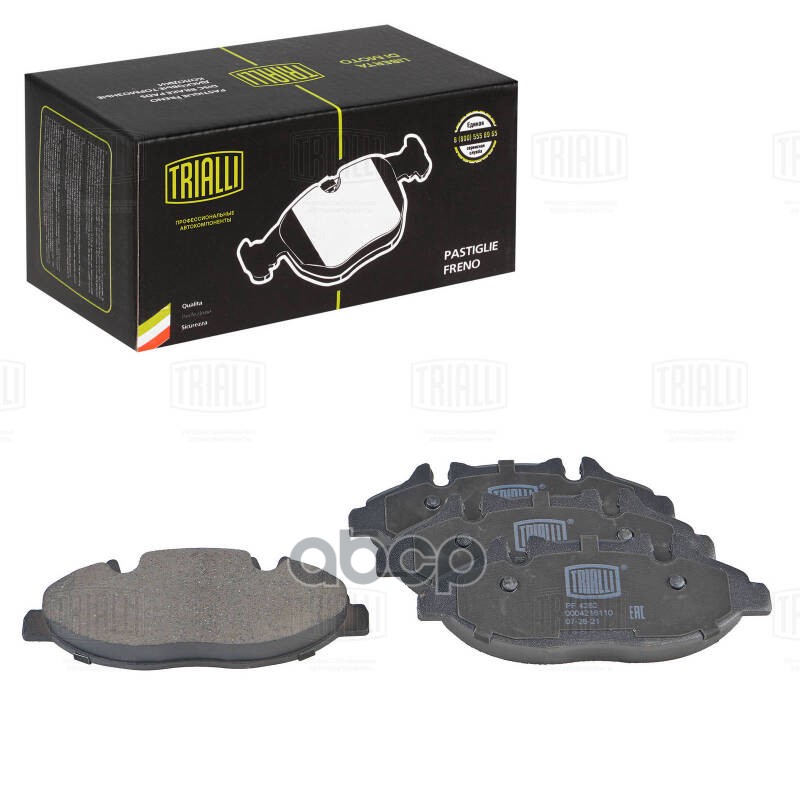 Колодки торм. для а/м Mercedes Vito/Viano (W639) (03-) диск. перед. (PF 4282) Trialli арт. pf-4282