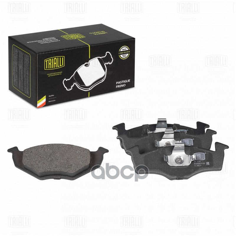 Колодки торм. Skoda Fabia (99-) диск. перед. т/с VAG (PF 4380) Trialli арт. PF4380