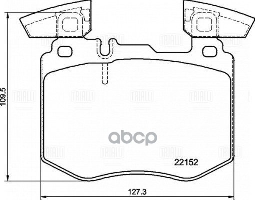 Колодки торм. для а/м Mercedes GLC (X253) (15-) диск. перед. (PF 4400) Trialli арт. pf-4400