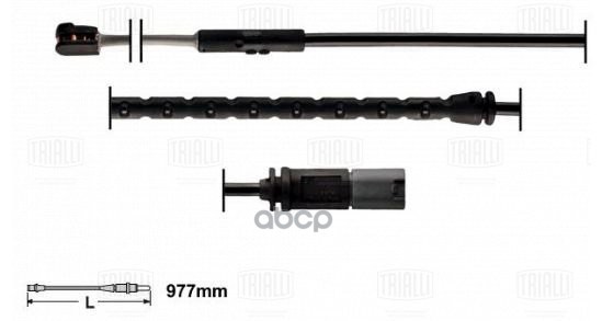 Датчик износа колодок BMW X5 (E70) (07-)/X5 (F15) (13-)/X6 (E71/F16) (08-) зад. L=1047 (PFS 4007) Trialli арт. PFS4007