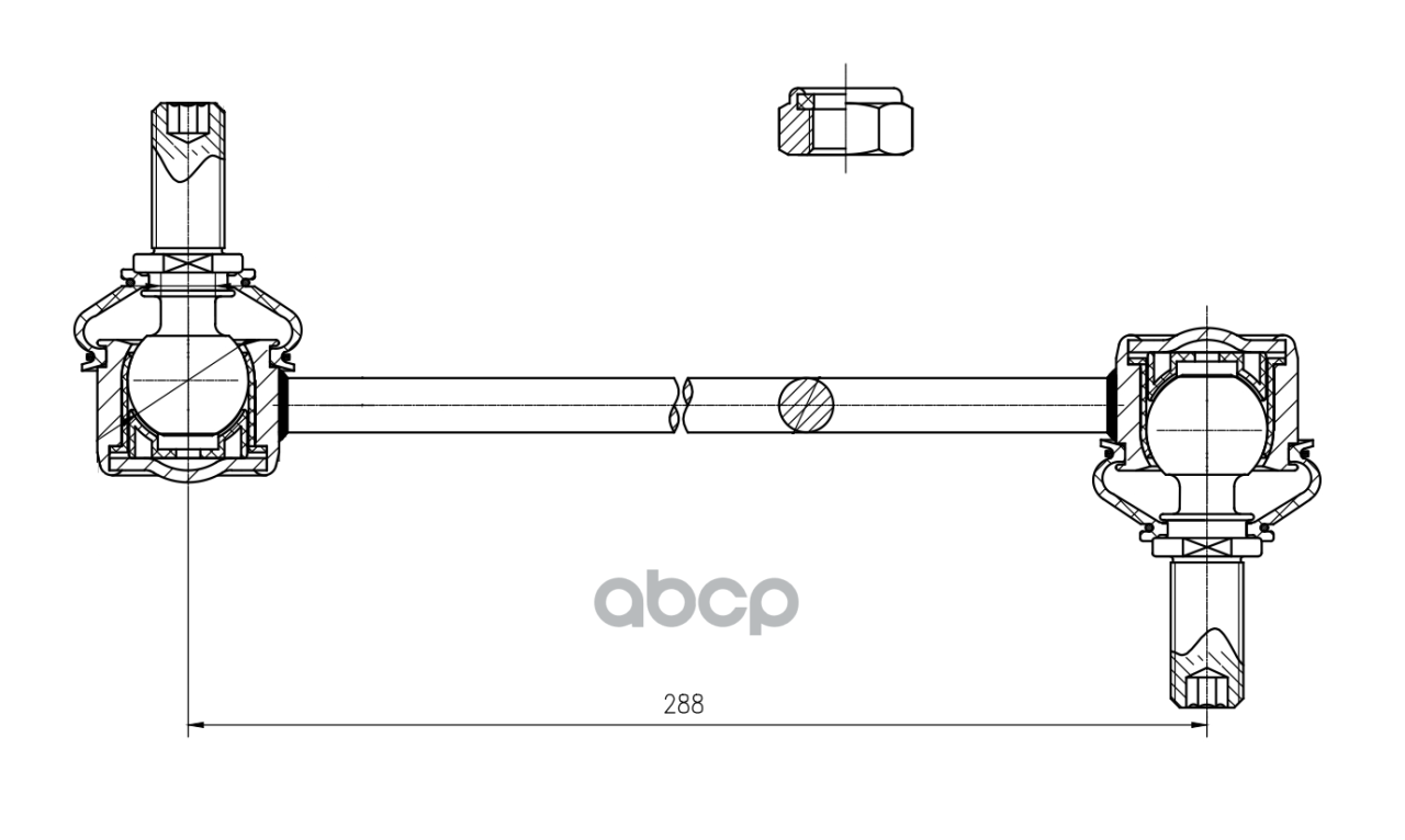 Стойка стабилизатора Hyundai i40 (11-) (перед.) (SP 0834) Trialli арт. SP0834