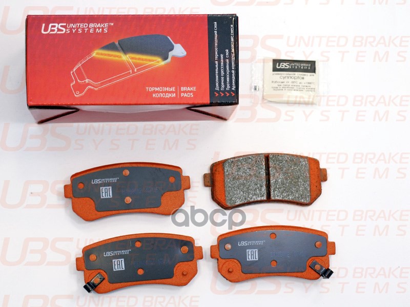 Тормозные Колодки Kia Ceed 06-/12-/Pro Ceed 13-/I20/I30 07-/11-/I30 Купе 13-/Ix35 10-/Kia Rio 05-/Sp UBS арт. b1103012