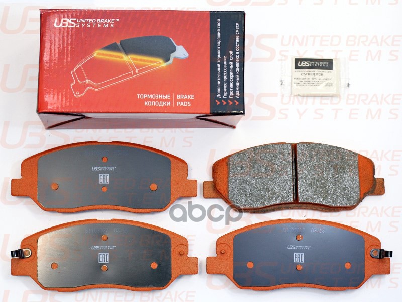 Тормозные колодкиHONDA CRV IV 12-/HYUNDAI SANTA FE I/II/III 05-/12-/KIA SORENTO I/II 09-/12-/SSANG A UBS арт. b1103027