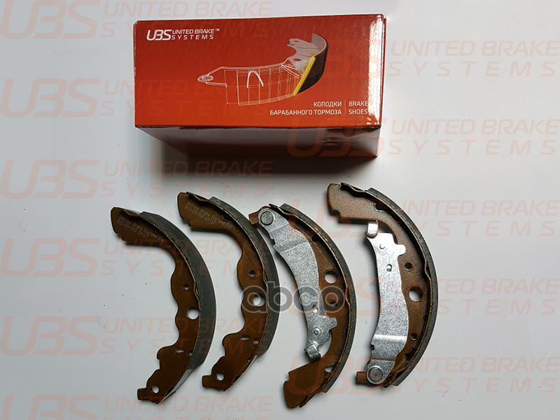 Тормозные Колодки Барабанные Renault Kangoo 1.5/1.6 (05-) / Lada Largus Задние UBS арт. b1205003