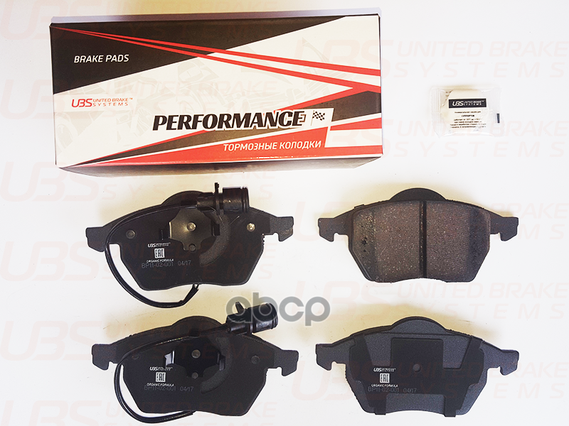 Премиум Тормозные Колодкиaudi A6 04-/08-11/A4 00-08/Vw Passat 00-10/Skoda Superb 03-08 Перед. UBS арт. bp1102001