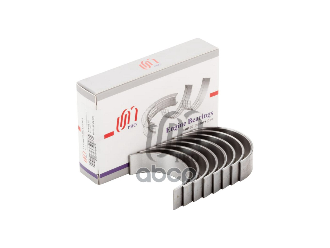 Вкладыши шатунные STD Toyota 1NR-FE, 2NR-FE, 3NR-FE (13041-47011-01) UM United Motors арт. BES014204000