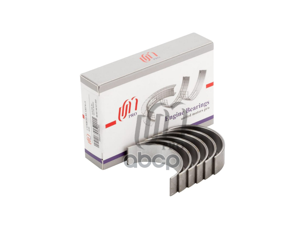 Вкладыши шатунные STD Mitsubishi 3A92 (к-т. на 3 цил.) UM United Motors арт. BES014403000