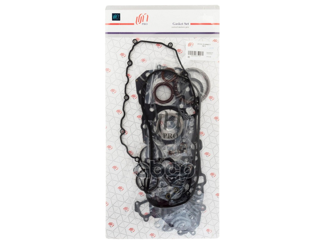 Полный набор прокладок Toyota 1KZ-TE R4-3.0 1993 (04111-67020) UM United Motors арт. GF0238
