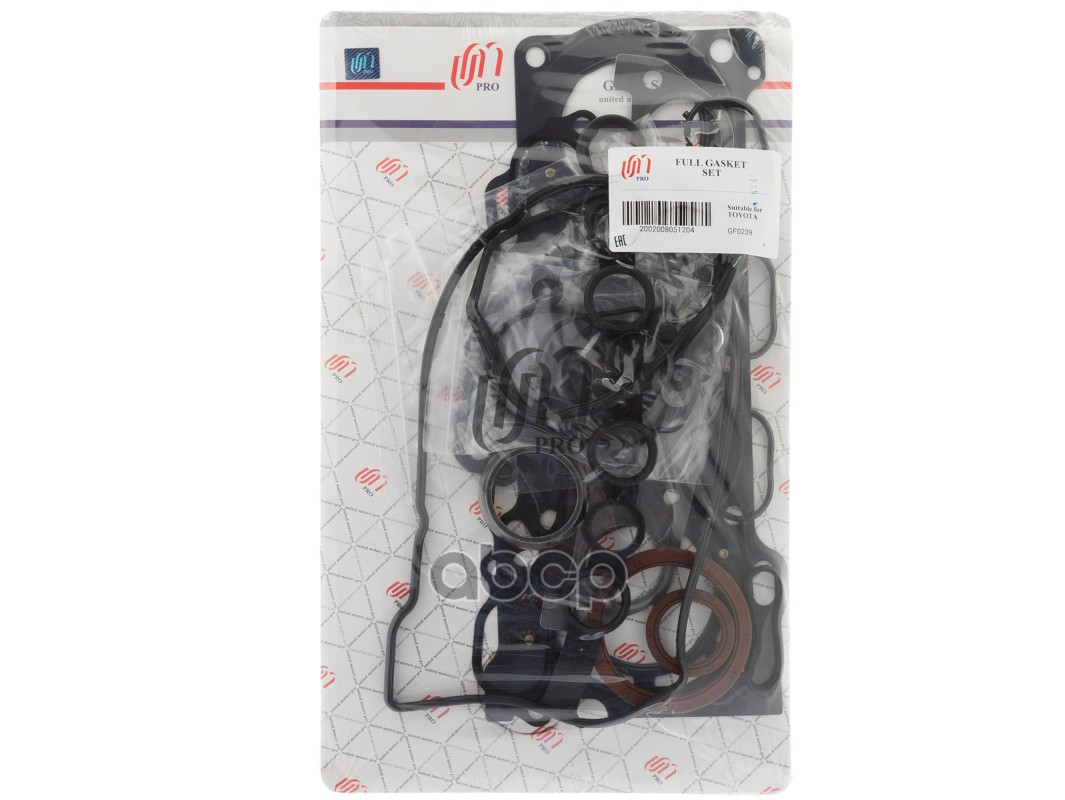 Полный набор прокладок Toyota 1ZZ-FE (04111-22060) UM United Motors арт. GF0239