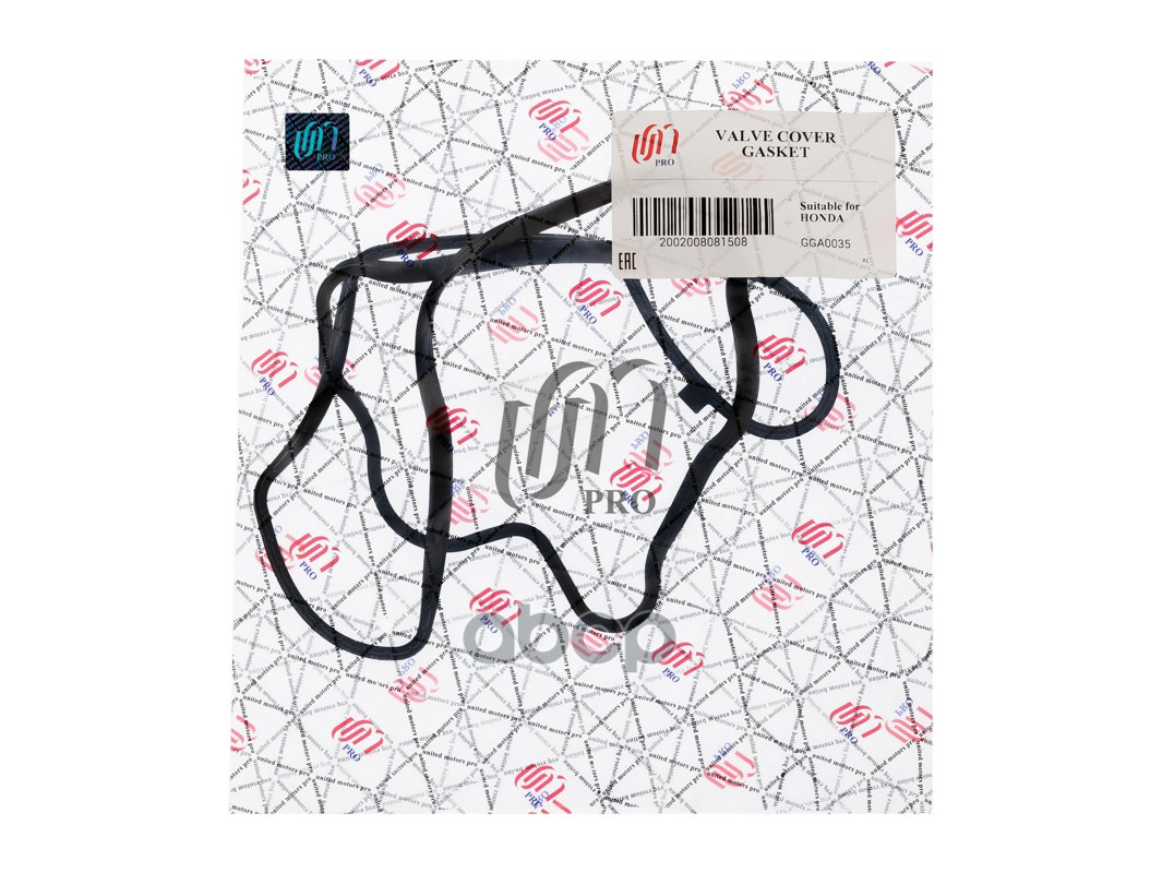 Прокладка клапанной крышки Honda R18A1 (12341-RNA-004) UM United Motors арт. GGA0035