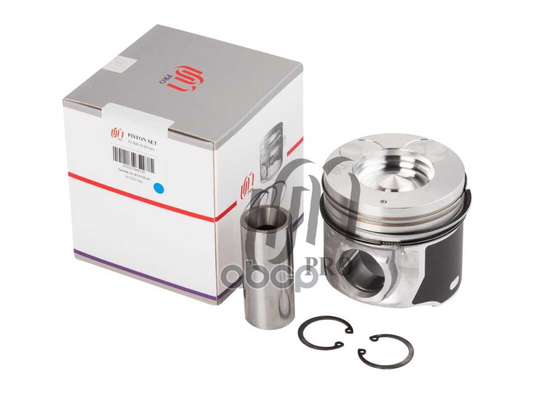 Поршень 0.50 с кольцами с масл. галереей Hyundai D4CB CRDi d91.0+0.50 (23410-4A914) UM United Motors арт. PC1297050