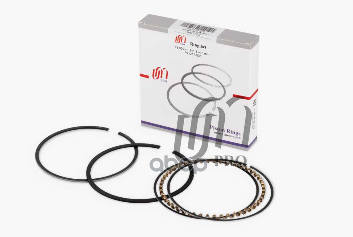 Кольца поршневые STD Toyota 1JZ-GE/2JZ-GE d86.0 STD 1.5-1.5-4.0 (13011-46040) на 1 цил. UM United Motors арт. PR1217000