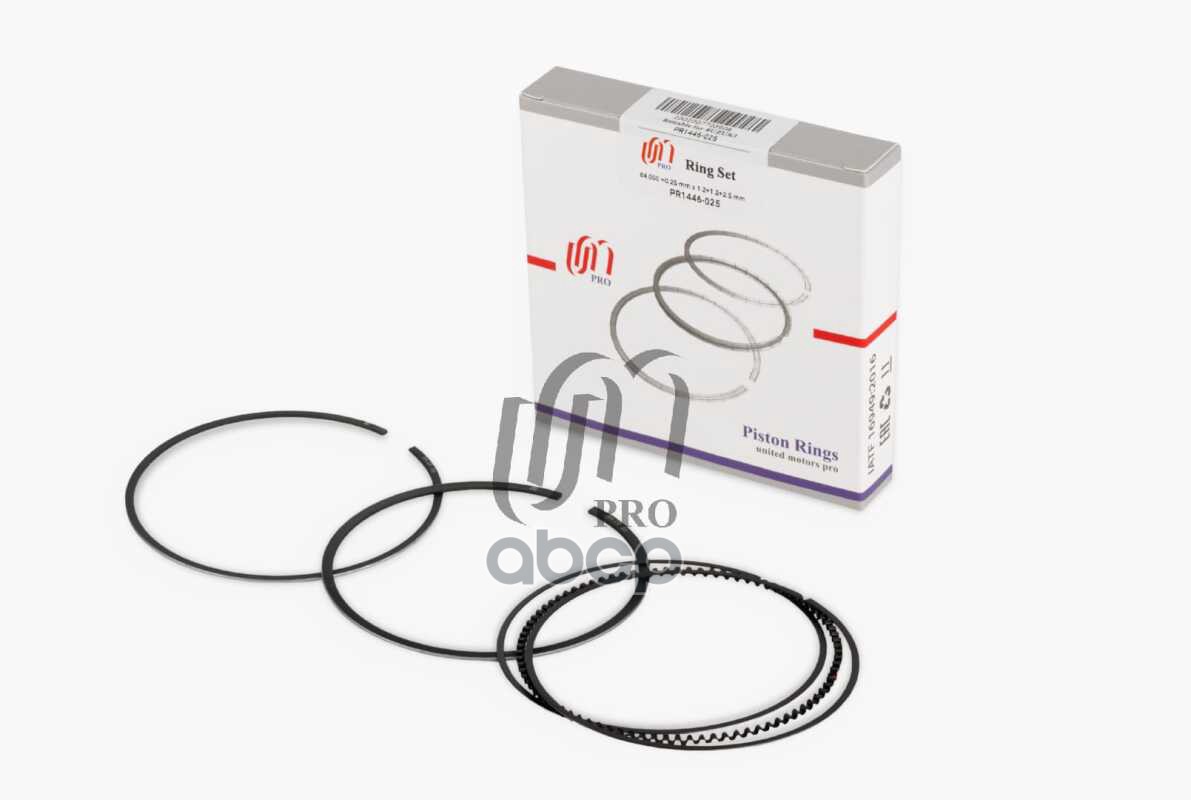 Кольца поршневые 0.25 Suzuki J20A-II d84.0+0.25 1.2-1.2-2.5 на 1 цил. UM United Motors арт. PR1446025